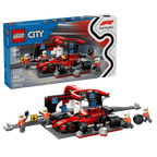 F1 Pit Stop & Pit Crew with Ferrari Car- 322 Pcs