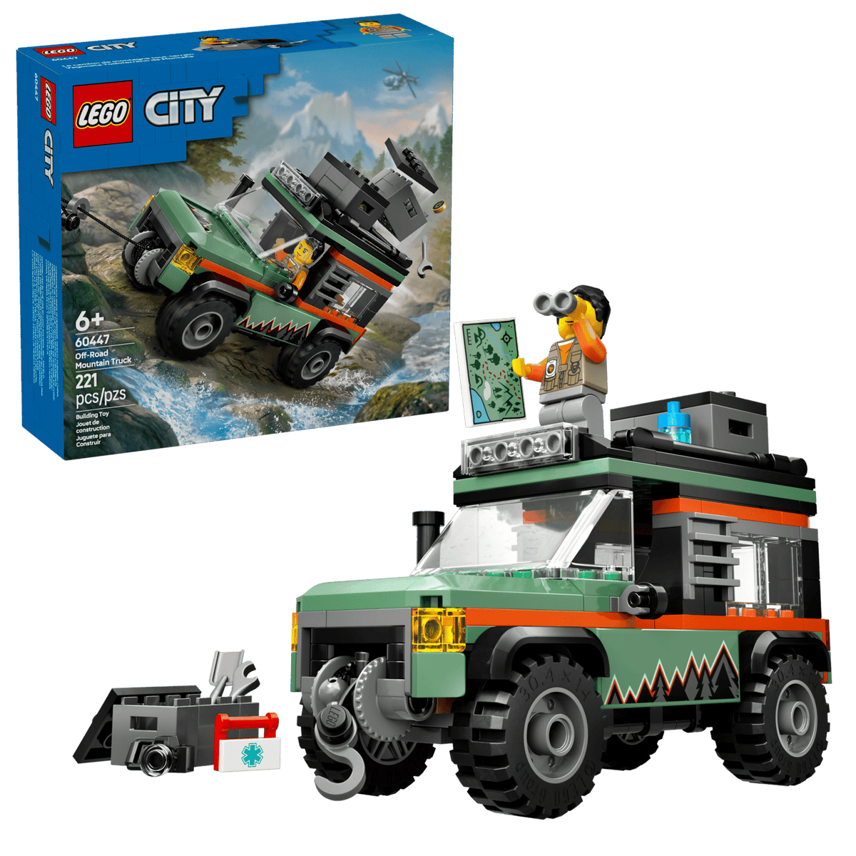 Off-Road 4x4 Mountain Truck- 221 Pcs
