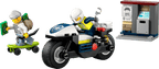 Police Motorcycle Chase- 65 Pcs