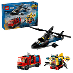 Helicopter, Fire Truck & Submarine Remix- 874 Pcs