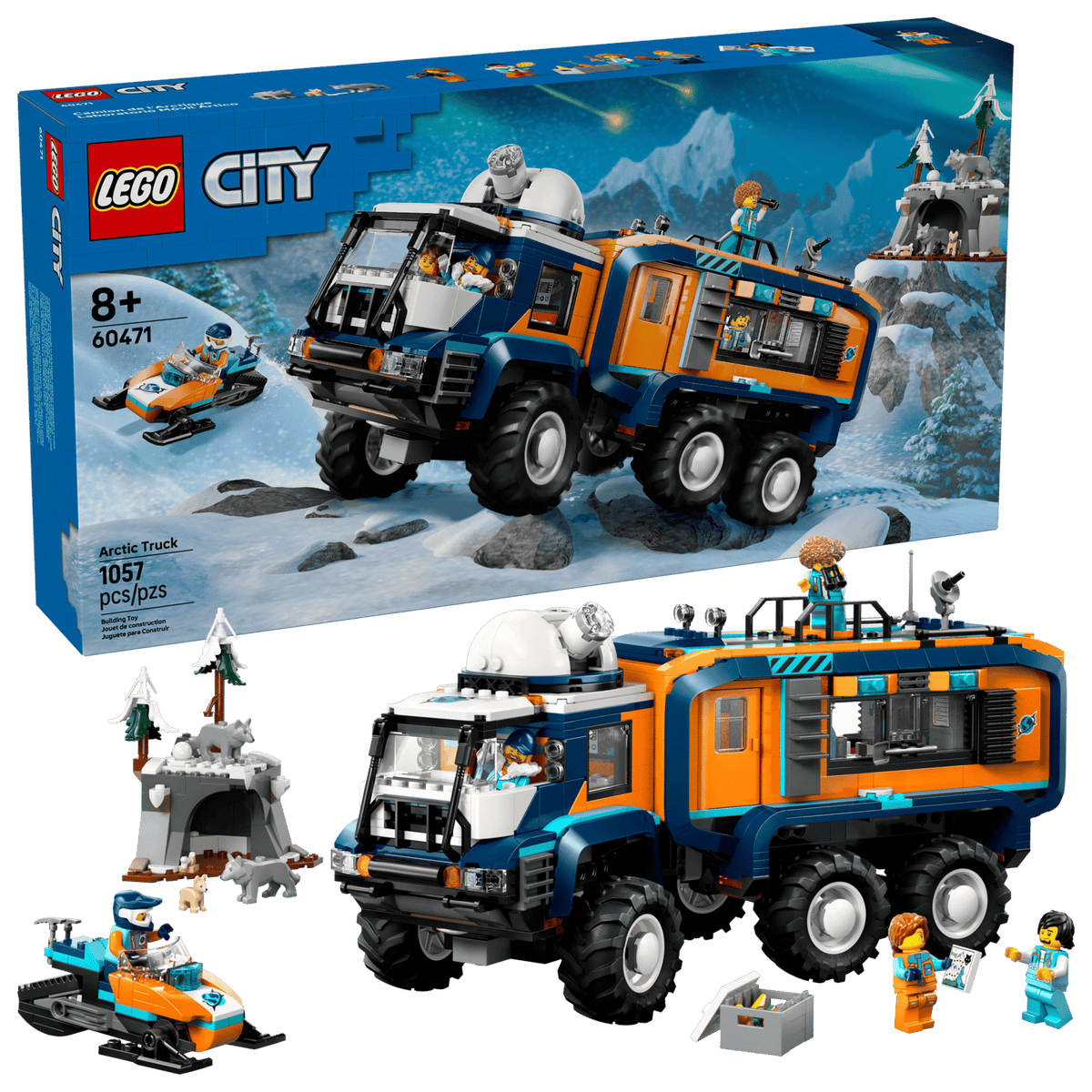Arctic Explorer Science Lab Truck- 1064 Pcs