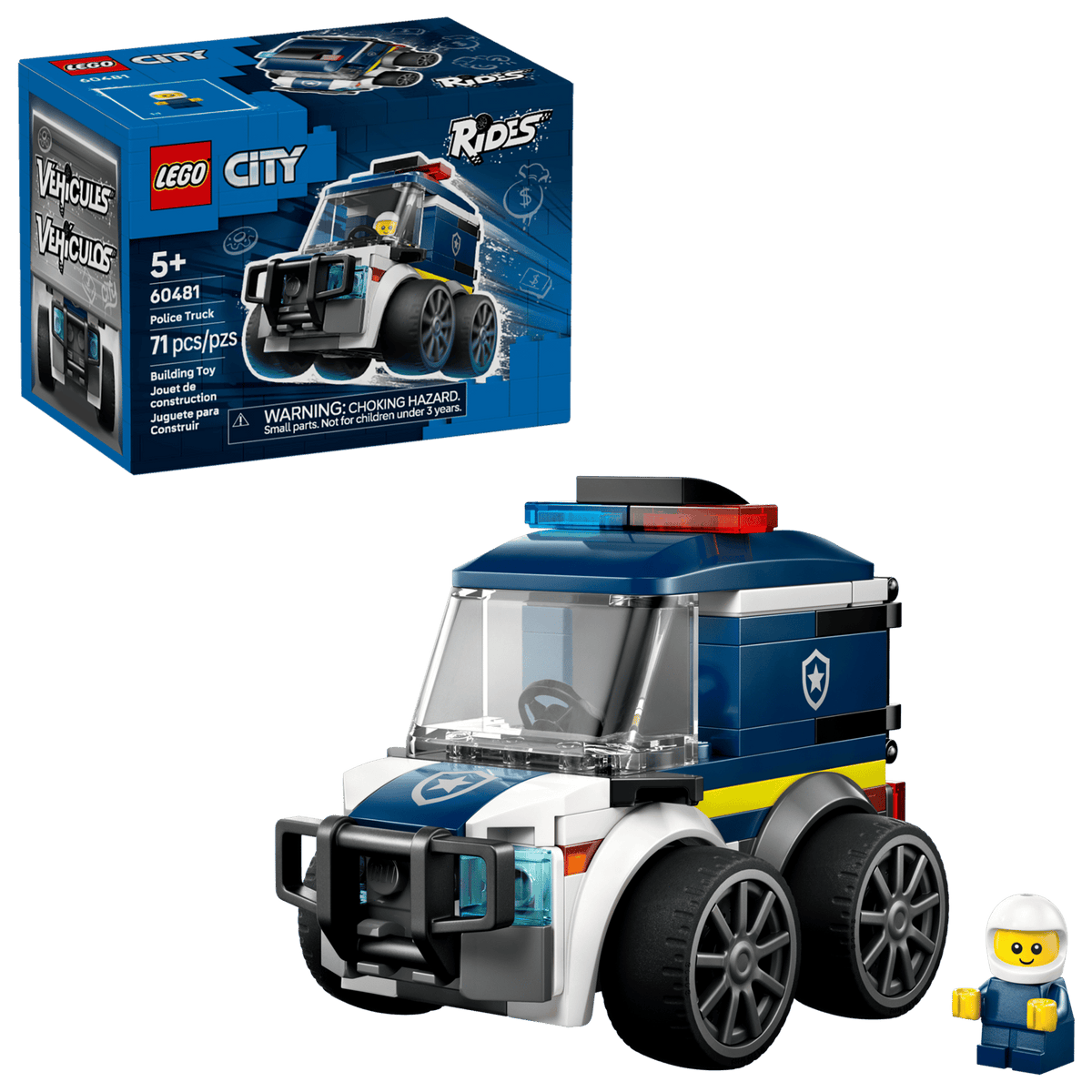 Rides- Police Truck- 71 Pcs