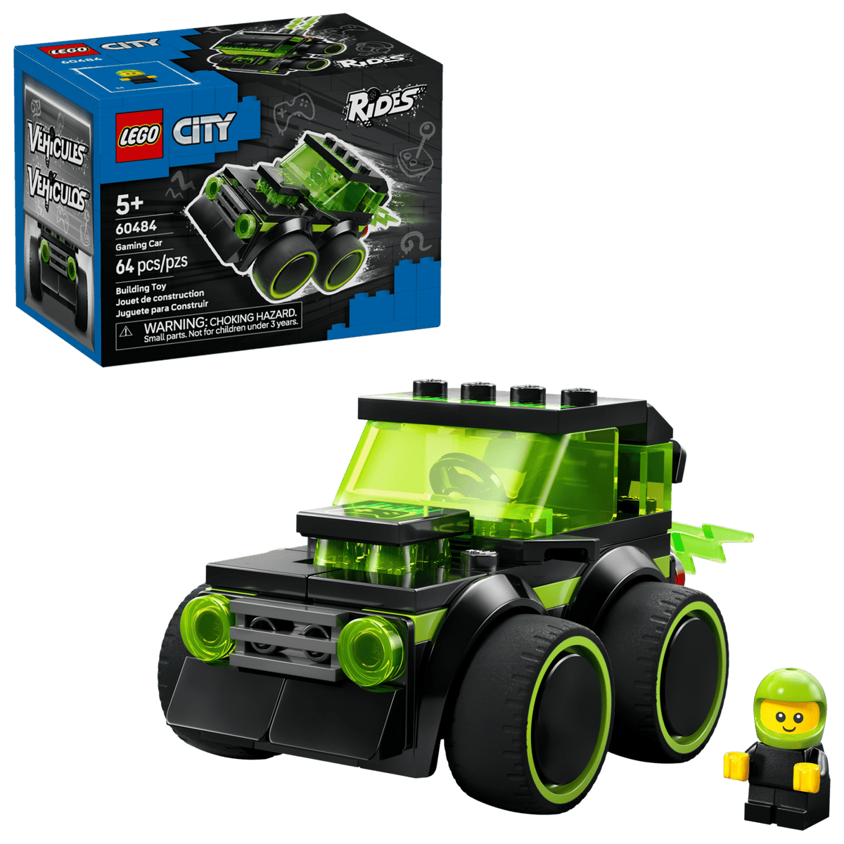 Rides- Gaming Race Car- 64 Pcs