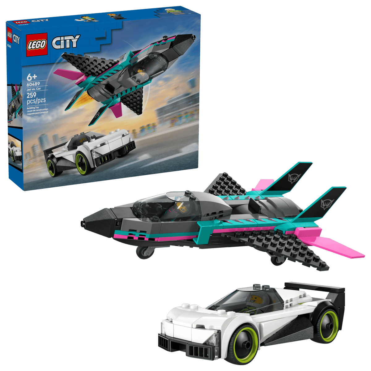 Jet vs. Car- 259 Pcs