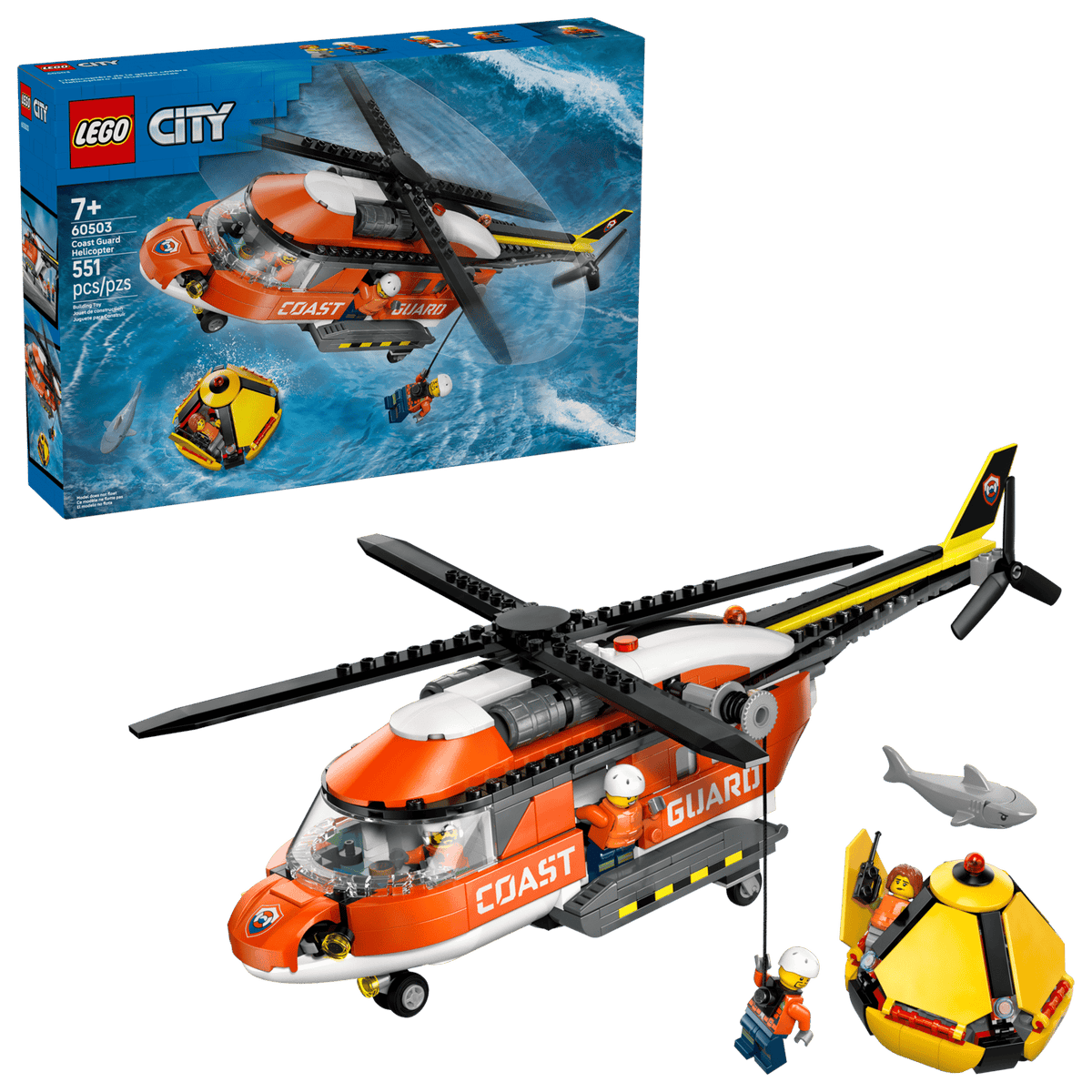 Coast Guard Helicopter- 551 Pcs