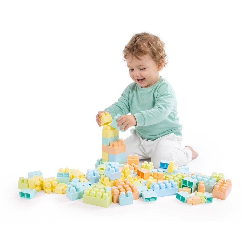 Dolu Colour Big Blocks In Plastic Box- 85 Pcs (Pastel Colors)