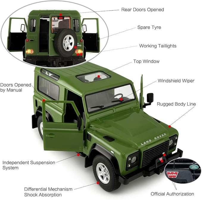 RASTAR - 1:14 Land Rover Defender