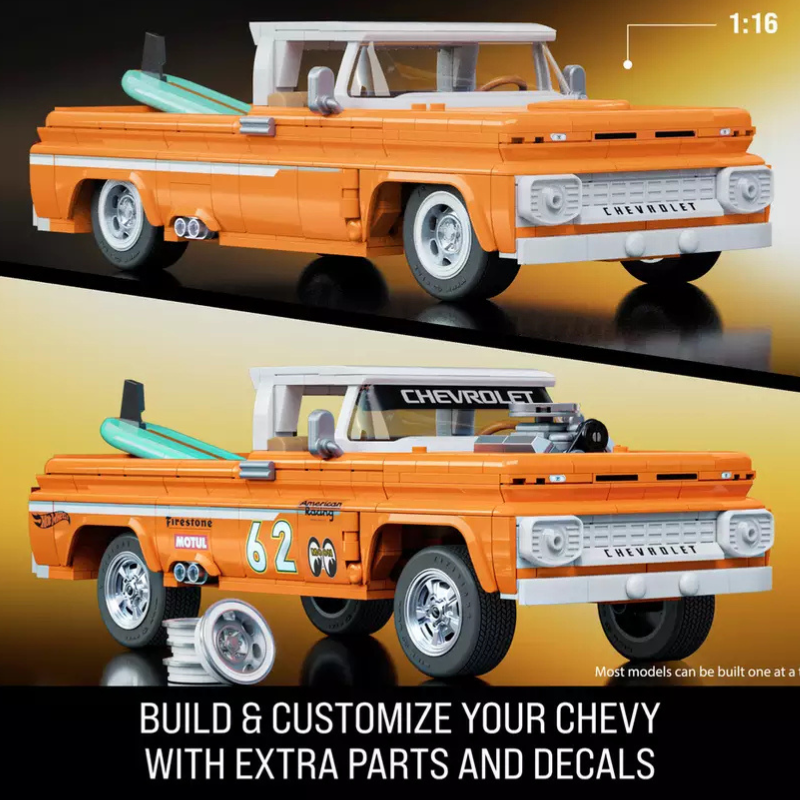 Brick Shop Hot Wheels - Speed Series: Building Set Custom ’62 Chevy Pickup