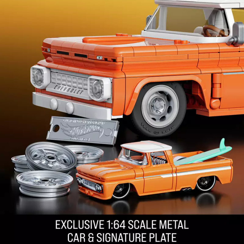 Brick Shop Hot Wheels - Speed Series: Building Set Custom ’62 Chevy Pickup