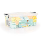 Dolu Colour Big Blocks In Plastic Box- 125 Pcs (Pastel Colors)