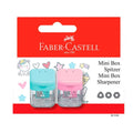 Faber Castell Mini Sharpener Pastel Color blister of 2