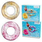 Intex Transparent Pink Glitter Tube.
