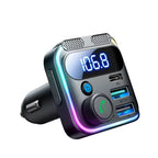 JOYROOM JR-CCB01 48W Dual-mic Car Wireless FM Transmitter - Black