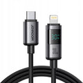 JOYROOM S-A16 Pro Prism Series 30W Type-C to Lightning Digital Display Fast Charging Data Cable 1. 2m - Black