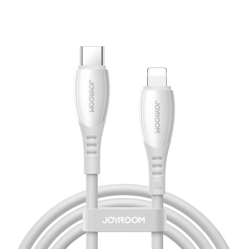 JOYROOM S-A59 Vibrant Series 60W Fast Charging Data Cable (Type-C to Type-C) 1. 2m - White