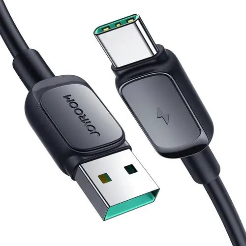 JOYROOM S-A14 Multi-color Series 3A Fast Charging Data Cable(USB-A to Type-C)1. 2m - Black