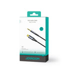 Sy-a07 Audio-transfer Series AUX Audio Cable (Type-C to 3. 5MM) 1. 2m - Black