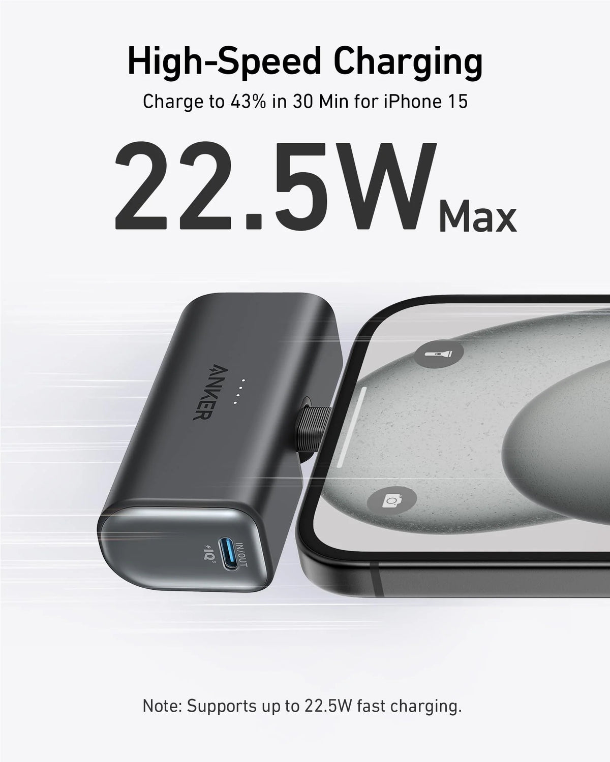 Anker Nano Power Bank (5K - 22.5W )