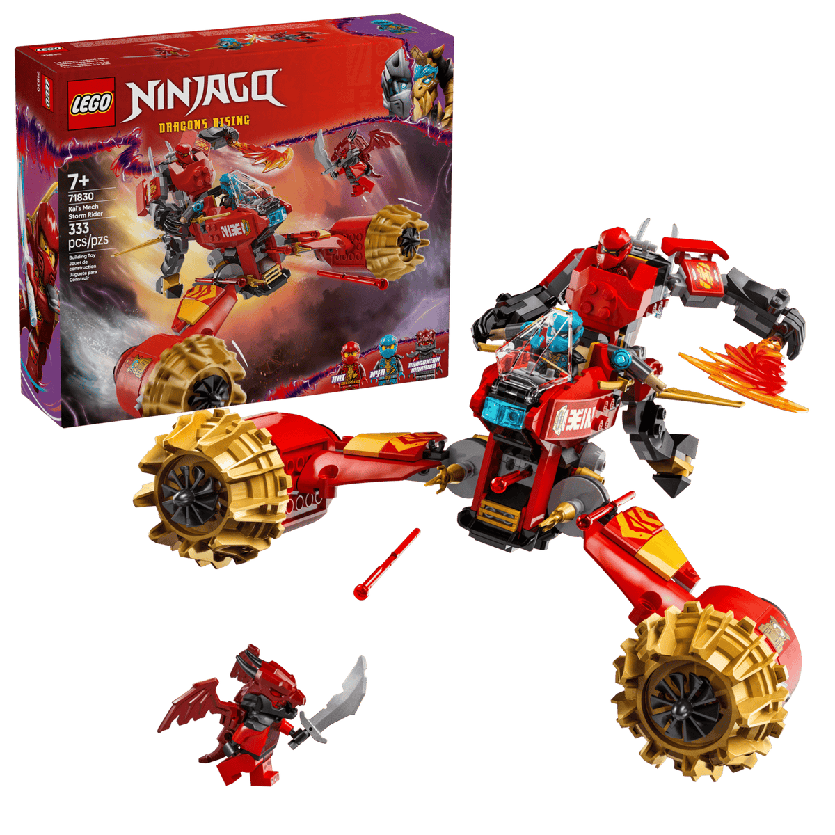 Kai's Mech Storm Rider- 333 Pcs