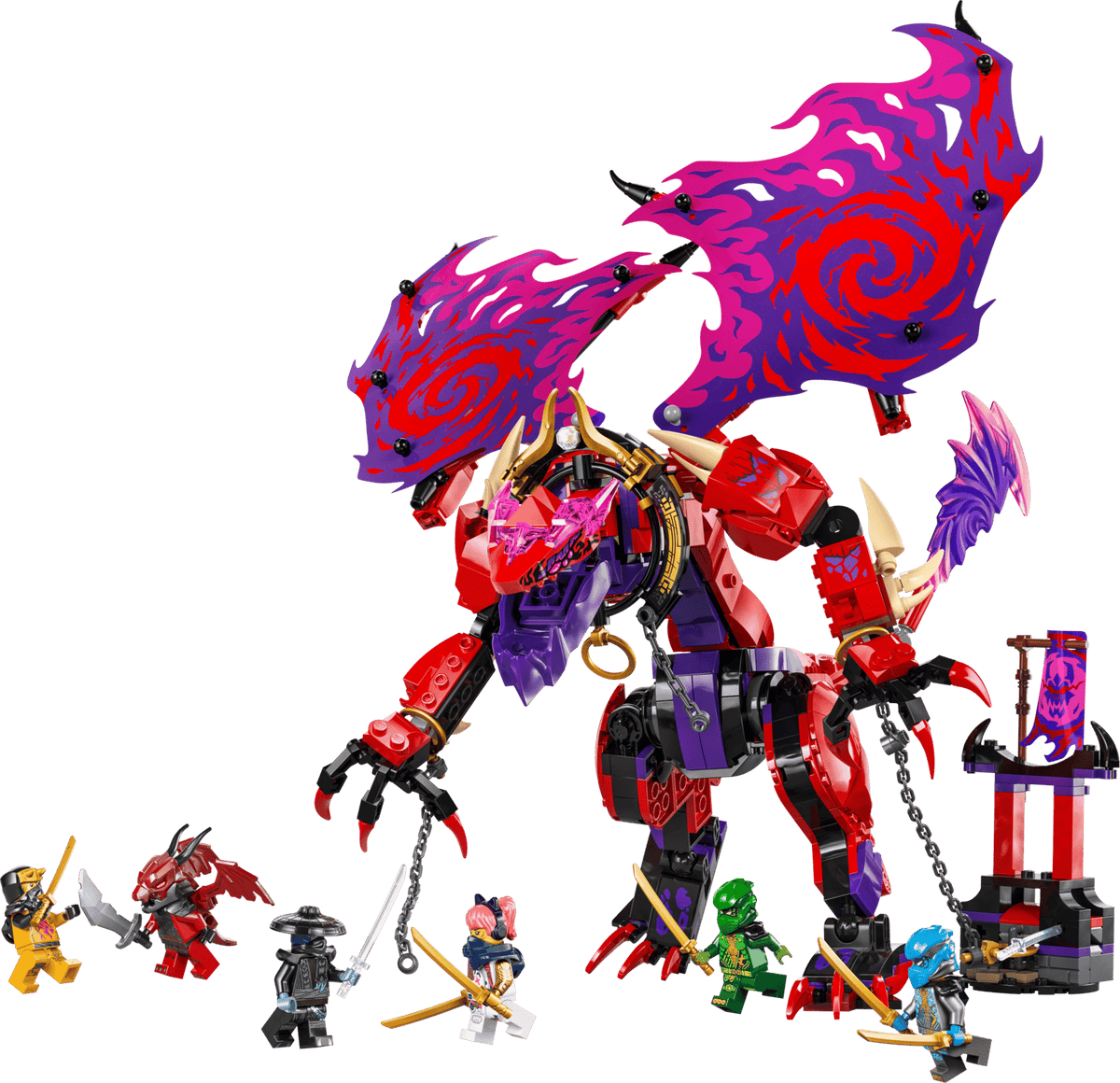 Thunderfang Dragon of Chaos- 668 Pcs