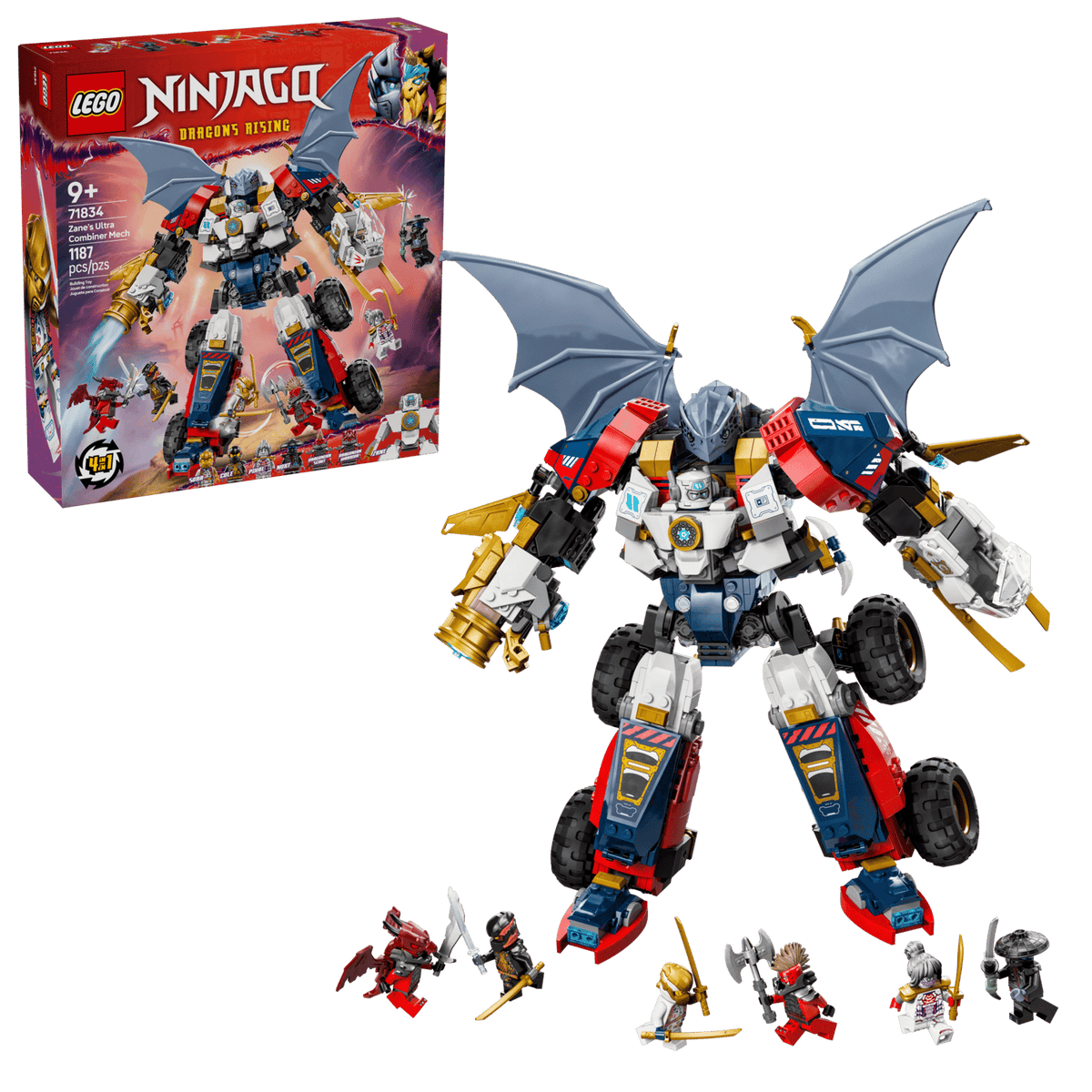 Zane's Ultra Combiner Mech- 1187 Pcs