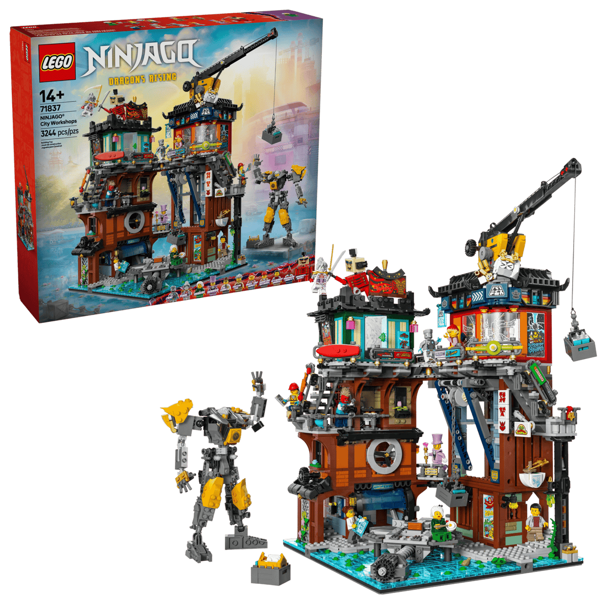 NINJAGO® City Workshops- 3244 Pcs (Rare Edition)
