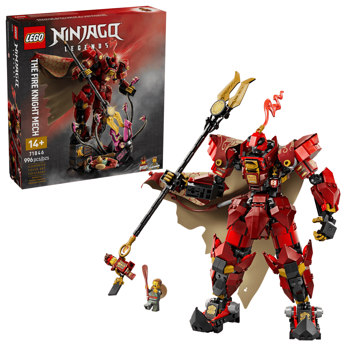 The Fire Knight Mech- 996 Pcs