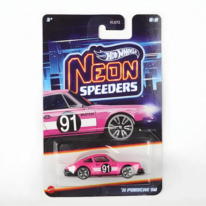 Hot Wheels - 1:64 Neon Speeders Cars-71 Porsche 911