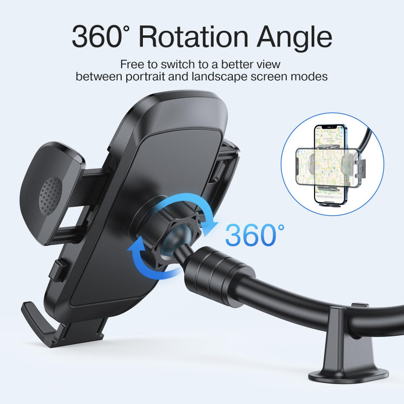 JOYROOM JR-ZS259 Mechanical Car Phone Holder (Windshield) - Black