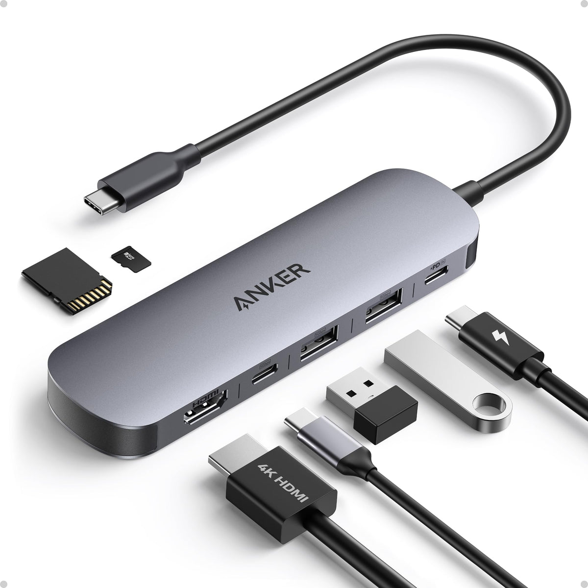 Anker USB-C Hub (7-in-1, Dual Display)
