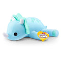 ZURU Hug-A-Lumps Weighted Stuffed Animal - Delilah Dino 7.8-Inch Medium