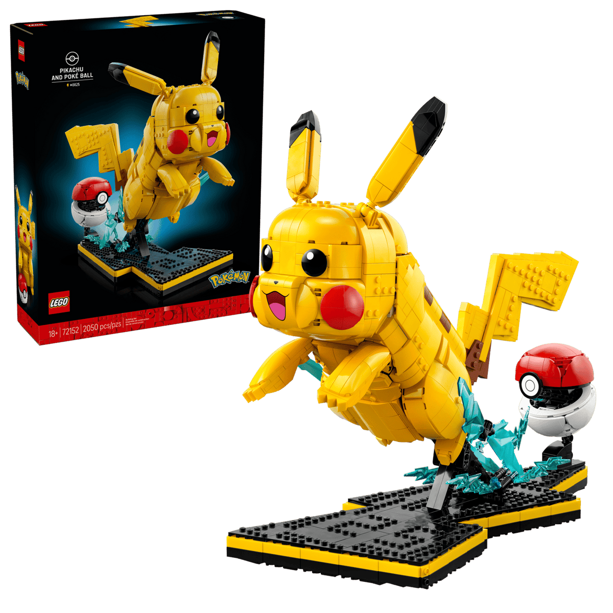 Pikachu and Poké Ball- 2050 Pcs