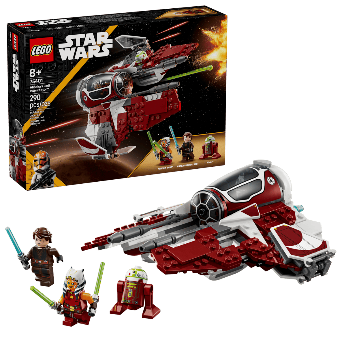 Ahsoka's Jedi Interceptor- 290 Pcs