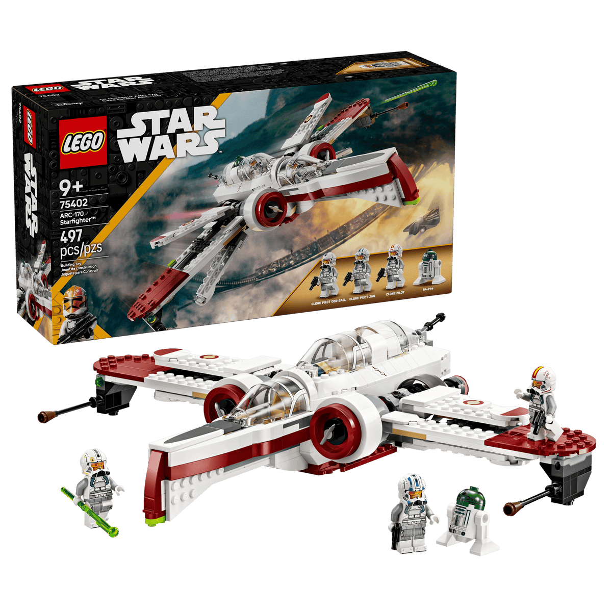 ARC-170 Starfighter- 497 Pcs