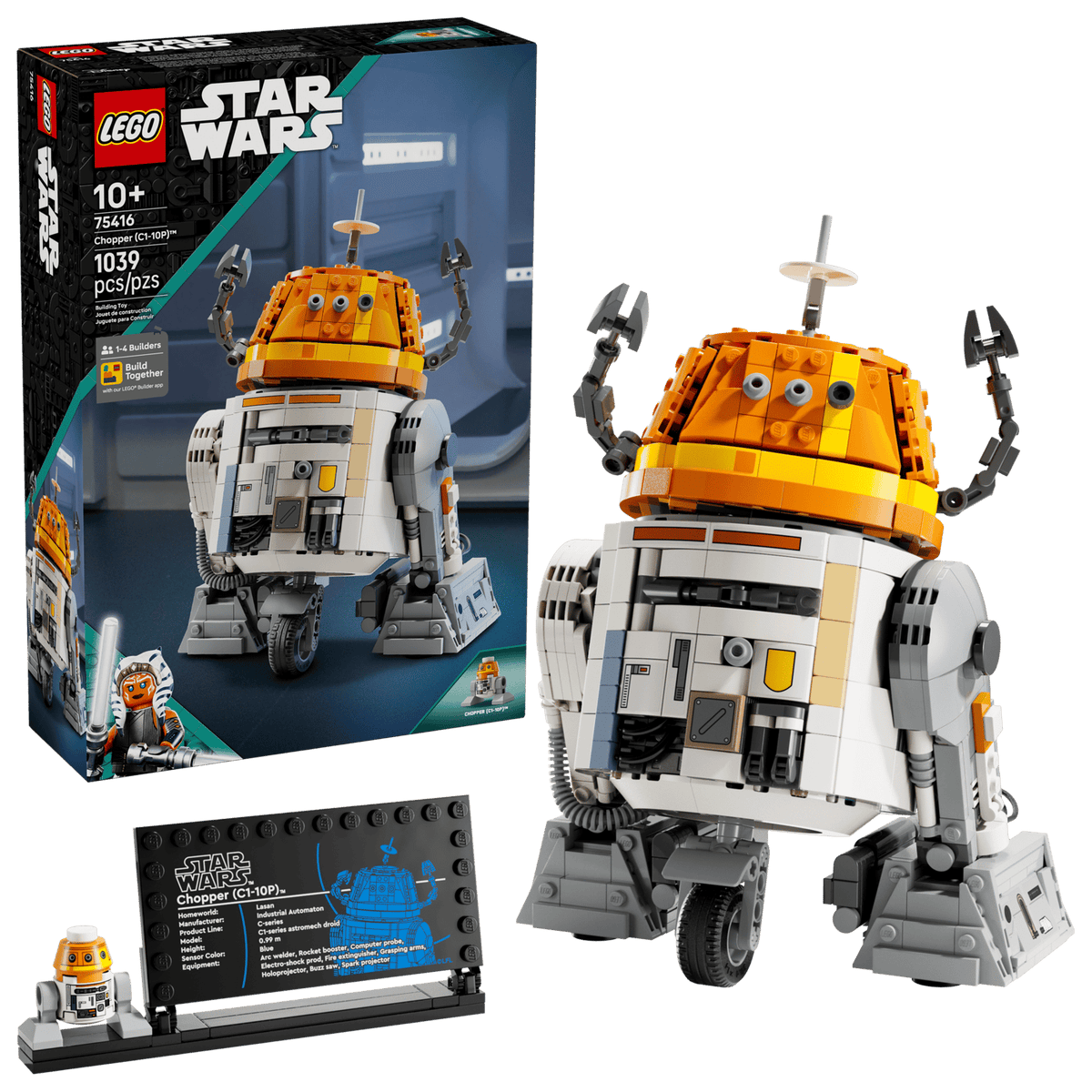 Chopper (C1-10P) Astromech Droid- 1039 Pcs