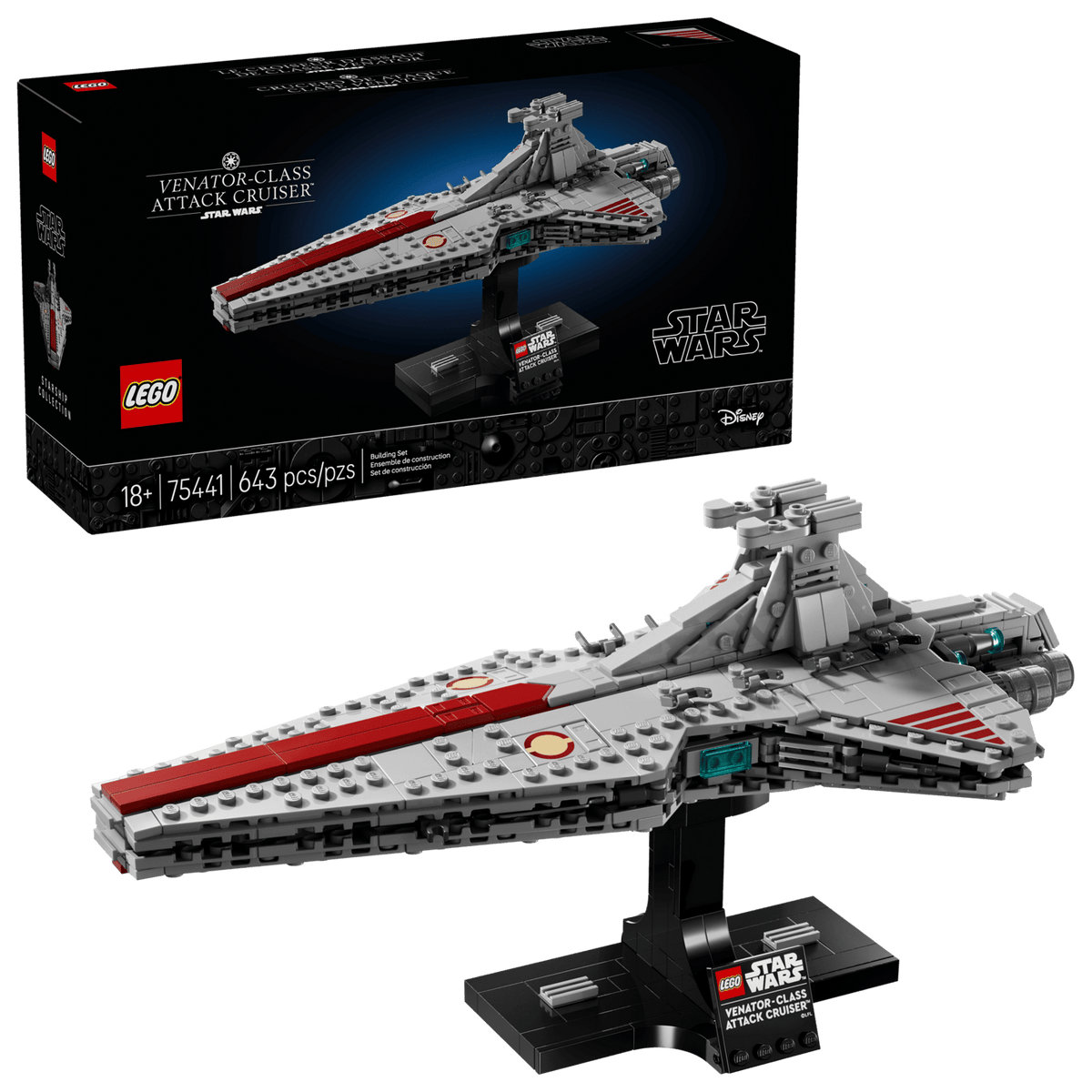 Venator-Class Attack Cruiser- 643 Pcs
