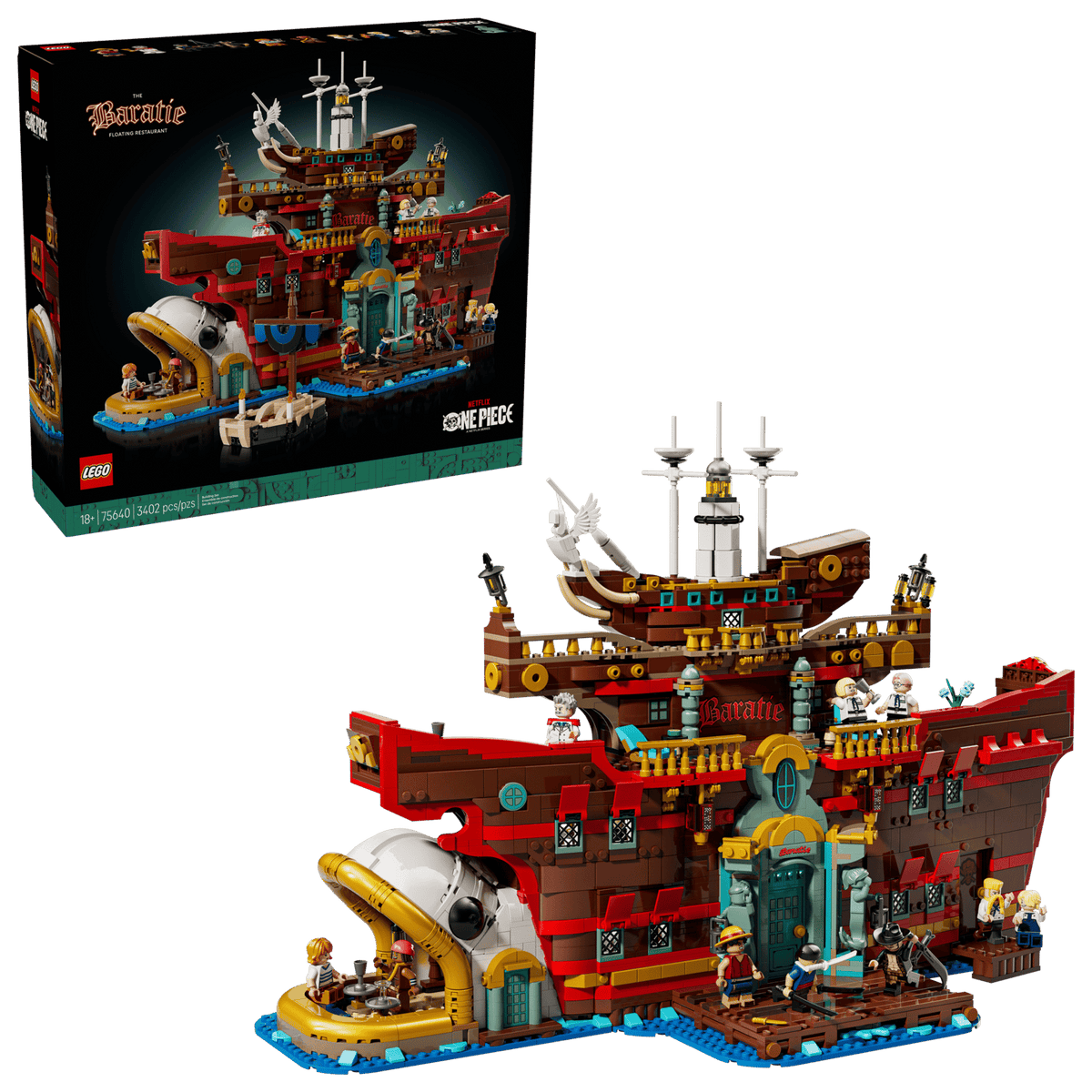 The Baratie Floating Restaurant- 3402 Pcs