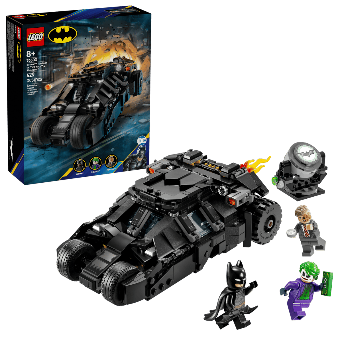 Batman Tumbler vs. Two-Face & The Joker- 429 Pcs
