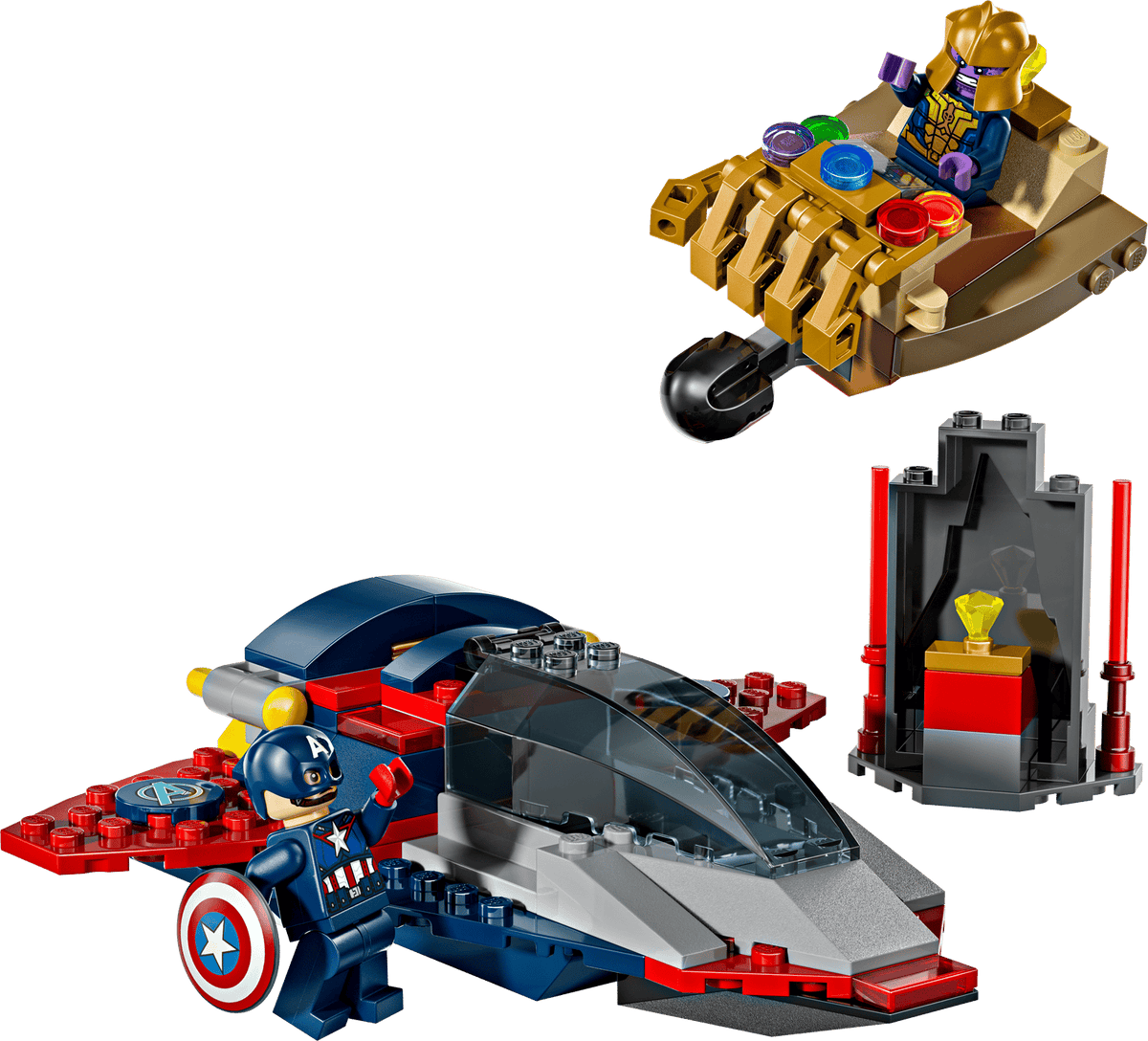 Captain America vs. Thanos- 107 Pcs
