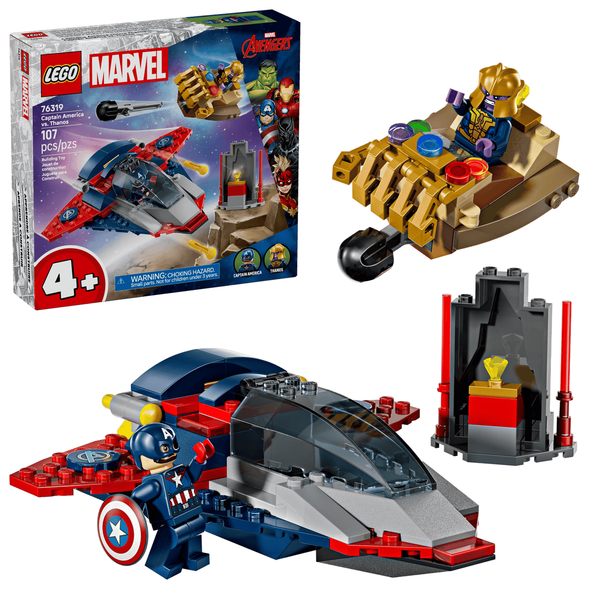 Captain America vs. Thanos- 107 Pcs