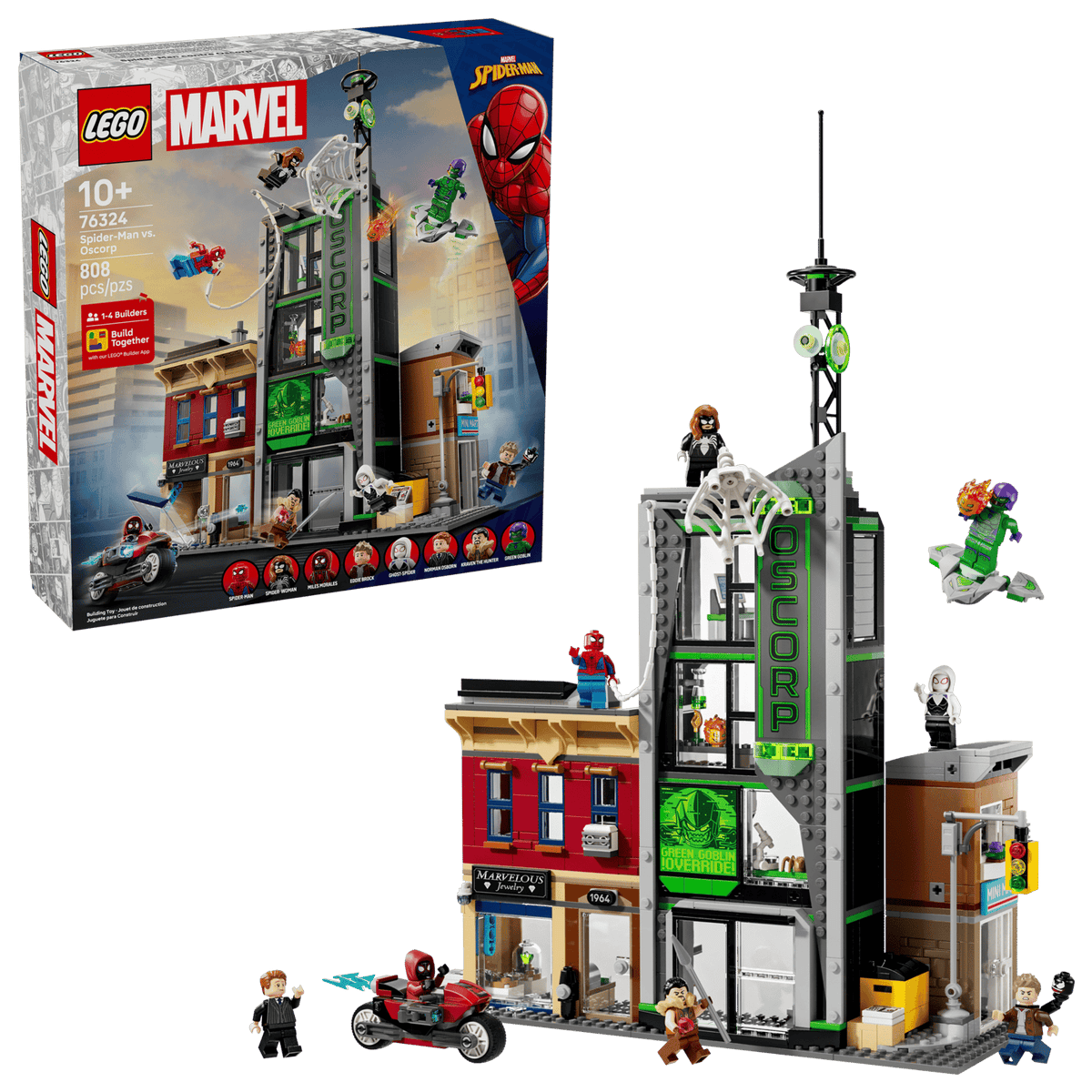 Spider-Man vs. Oscorp- 808 Pcs