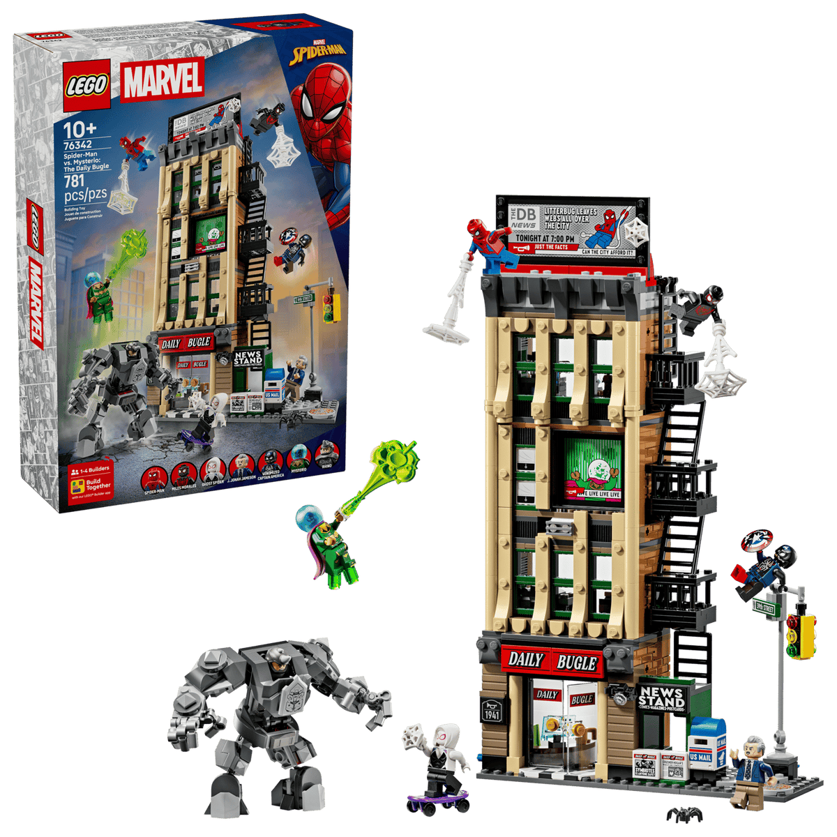 Spider-Man vs. Mysterio: The Daily Bugle- 781 Pcs