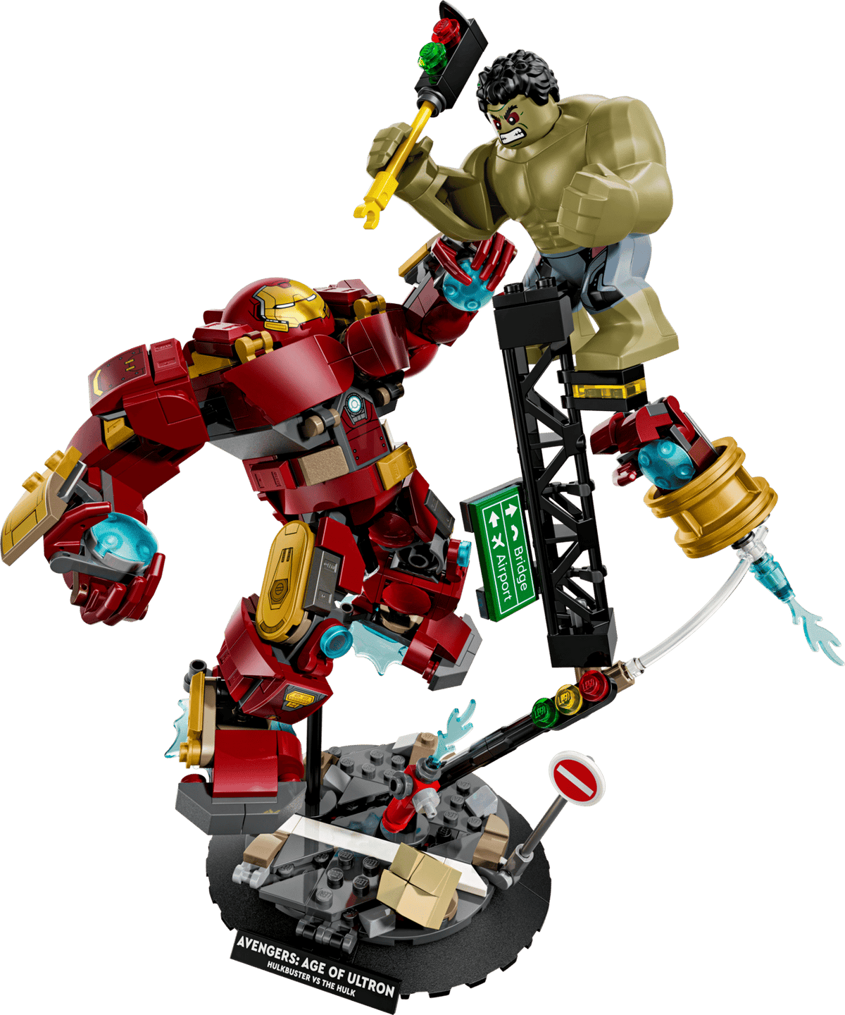 Epic Battle: Hulkbuster vs. The Hulk- 413 Pcs