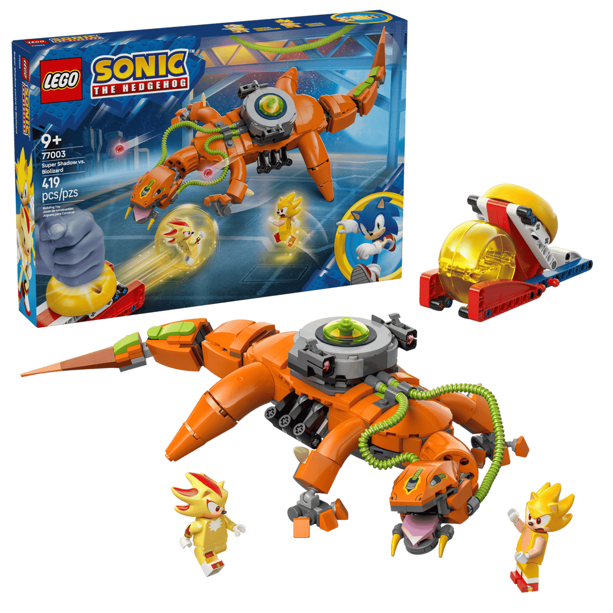 Super Shadow vs. Biolizard- 419 Pcs