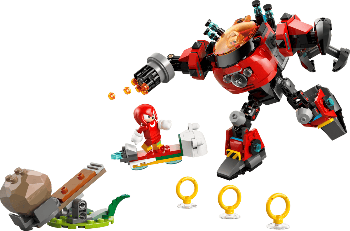 Knuckles vs. Dr. Eggman Egg Crusher Mech- 350 Pcs