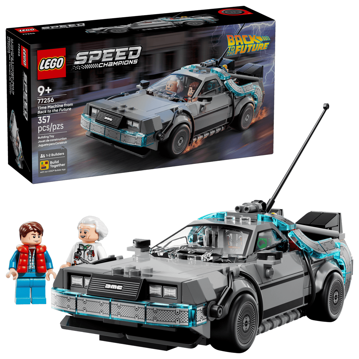 Time Machine from Back to the Future- 357 Pcs