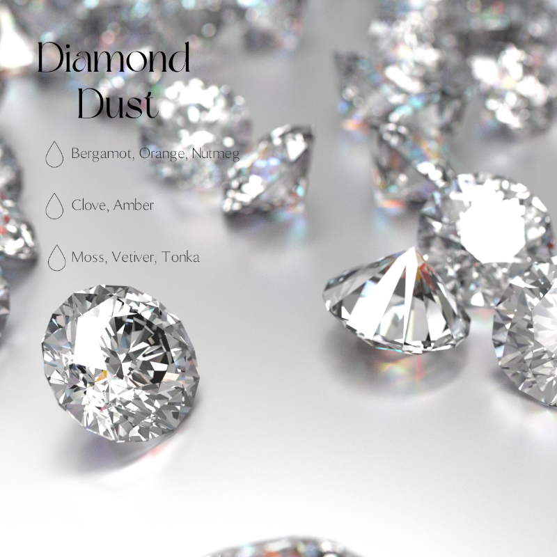 The Candle Dust - 160g Sand Candle | Diamond Dust