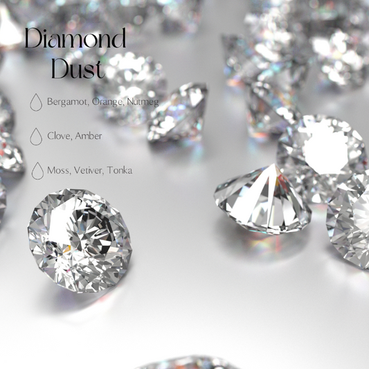 The Candle Dust - 650g Sand Candle | Diamond Dust