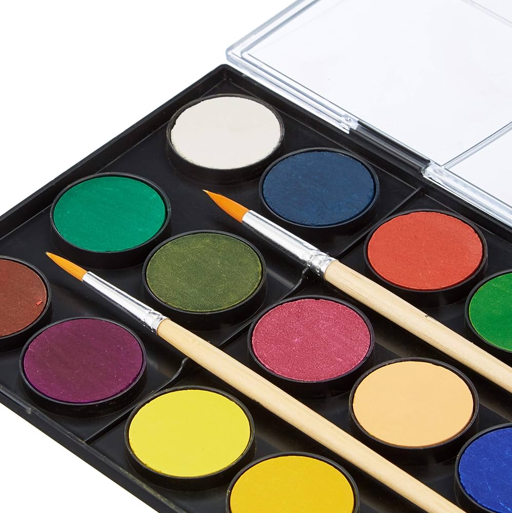 Faber Castell 125021 Watercolour Paint Box 30mm 21 colors