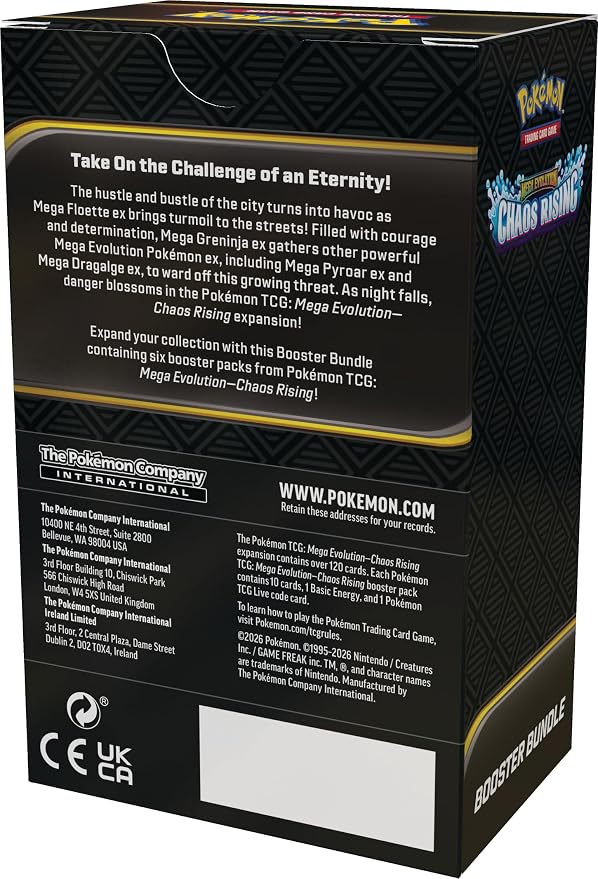 Pokemon CHAOS RISING BOOSTER BUNDLE